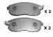 Колодки тормозные дисковый тормоз JAPANPARTS PA-165AF - изображение