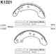 Колодки тормозные барабанные Nissan Primera P10 1.6i,2.0D 90-98 KASHIYAMA K1221 Колодки тормозные барабанные Nissan Primera P10 1.6i,2.0D 90-98 KASHIYAMA K1221 - изображение