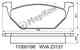 Колодки тормозные дисковые к-т Audi Skoda Seat Volkswagen МАРКОН 11000198 - изображение