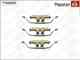 Комплект установочный тормозных колодок BMW 1(F20, F21) 12.10- 77ACL203 MASTERKIT 77AA054 - изображение