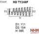 Пружина подвески усиленная NHK HD TY248F - изображение