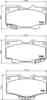 Колодки тормозные дисковые, передние, TOYOTA 4 RUNNER , HILUX, LAND CRUISER , LAND CRUISER 80 , LAND CRUISER 90 NISSHINBO NP1003 - изображение