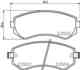 Колодки тормозные дисковые, передние, TOYOTA VENZA NISSHINBO NP2015 - изображение