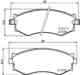 Колодки тормозные дисковые, передние, TOYOTA ECHO Hatchback , YARIS NISSHINBO NP2021 - изображение