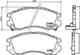 Колодки тормозные дисковые, передние, CHEVROLET CRUZE , CRUZE Hatchback , CRUZE Station Wagon , ORLANDO , TRAX, VOLT NISSHINBO NP7005 - изображение