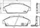 Колодки тормозные дисковые, передние, DAEWOO/SSANGYONG KORANDO , KORANDO Cabrio , MUSSO , KORANDO , KORANDO , MUSSO , MUSSO SPORTS NISSHINBO NP8024 - изображение