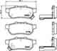 Колодки тормозные дисковые, задние, SUBARU/TOYOTA FORESTER , IMPREZA, LEGACY II-III NISSHINBO NP8027 - изображение
