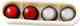 Изображение товара "Болты крепления номера декоративные (красный+белый) 4шт"