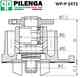 Насос охлаждения двс PILENGA WP-P2472 - изображение