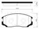 Тормозные колодки дисковые SANGSIN SP1142 - изображение