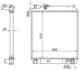 Радиатор Isuzu ELF NMR 12- SAT IS0004-1 - изображение Изображение товара "Радиатор Isuzu ELF NMR 12- SAT IS0004-1"