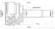 Шрус наружный MITSUBISHI COLT 4G15 / 4G19 / Z24A / Z25 / Z27 / 02- SAT MI-41 Шрус наружный MITSUBISHI COLT 4G15 / 4G19 / Z24A / Z25 / Z27 / 02- SAT MI-41 - изображение