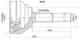 Шрус NISSAN AD / Sunny / Pulsar / Presea GA13 / 15 / CD17 / 20 90-00 4WD SAT NI-022 Шрус NISSAN AD / Sunny / Pulsar / Presea GA13 / 15 / CD17 / 20 90-00 4WD SAT NI-022 - изображение