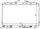 Изображение товара "Радиатор HYUNDAI ELANTRA 1.6 / 2.0 / 2.0D 00- (трубчатый) SAT SG-HY0003"