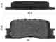 Изображение товара "Колодки тормозные зад TOYOTA CAMRY / WINDOM 01-04 SAT ST-04466-33130"