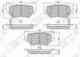 Изображение товара "Колодки тормозные зад LADA X-RAY / OPEL ASTRA G 98-05 / H 05- / CORSA C 03-06 / ZAFIRA A / B 99- SAT ST-1605995"