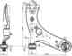 Рычаг нижний TOYOTA PRIUS 12- / COROLLA / RUMION / MARK X / AURIS / BLADE / SCION / ZELAS / LEXUS HS250H 06- прав. SAT ST-48068-12300 - изображение
