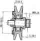 Ролик натяжителя кондиционера TOYOTA 1KZ / 2L / 3L / 5L / 1B / 15B / 3B / 1FZ SAT ST-88440-60050 - изображение