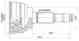 Шрус TOYOTA Camry / Vista VZV20 1VZ 87-90 / VZV3# 1 / 4VZ 90-94 SAT TO-009 - изображение