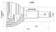 Шрус наружный TOYOTA CAMRY GRACIA MCV20 / 21 / 25 (Var.TOY) 97-02 / SCEPTER / WINDOM VZ-ser / VCV1# SAT TO-020 Шрус наружный TOYOTA CAMRY GRACIA MCV20 / 21 / 25 (Var.TOY) 97-02 / SCEPTER / WINDOM VZ-ser / VCV1# SAT TO-020 - изображение