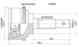 Шрус TOYOTA Estima / Previa TCR / CXR2# / TownAce Noah #R50 4WD 2TZ / 3S / 3C-T 90-03 SAT TO-021A - изображение