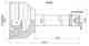 Шрус TOYOTA 4-Runner / HiLux / Surf #N130 / HiAce LH1## / Regius RCH47 / Dyna 3RZ / 2 / 3 / 5L / 3Y / 3VZ / 1KZ 87-02 4WD SAT TO-025 - изображение