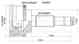 Шрус TOYOTA Corsa / Tercel / Corolla II #L30 / 41 / 51 4 / 5E / 1N-T 90-99 SAT TO-027A - изображение