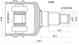 Шрус внутр.TY 4WD (RH) , AE95 / 104 / 109 / 114 / 115, SV35 / 43, ST195 / 205 / 215, SXA10 / 11, SXM15, 93-02 SAT TO-502 - изображение