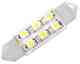 Изображение товара "Лампа (LS54/1) светодиодная 1139-SMD6 T11х39мм (SV8,5) 6 SMD5050 белая 12V SkyWay S08201183"
