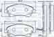 Колодки тормозные перед. TOYOTA AVENSIS (T25) STARKE 179800 - изображение