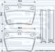 Колодки тормозные задние дисковые к-кт STARKE 179872 - изображение