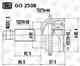 Шрус наружный Mazda 6 02- 1.8/2.0/2.3 MT/AT ABS TRIALLI GO2508 - изображение Изображение товара "Шрус наружный Mazda 6 02- 1.8/2.0/2.3 MT/AT ABS TRIALLI GO2508"