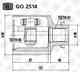 Изображение товара "Шрус внутренний правый Mazda CX-7 07- 2.2/2.3/2.5 AT TRIALLI GO2514"