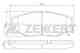 Изображение товара "Колодки торм. диск. перед Toyota Crown (S140 S150) 91- ZEKKERT BS-2085"