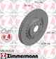 Изображение товара "Диск тормозной TOYOTALEXUS Coat Z ZIMMERMANN 590282520"
