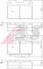 Колодки тормозные дисковые для MITSUBISHI 3000 GT(Z16A), GTO(Z1#A) A.B.S. 36890 Колодки тормозные дисковые для MITSUBISHI 3000 GT(Z16A), GTO(Z1#A) A.B.S. 36890 - изображение
