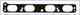Прокладка впускного коллектора AJUSA 01073300 - изображение