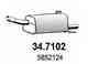 Глушитель выхлопных газов конечный ASSO 34.7102 - изображение
