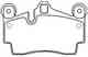 Изображение товара "Колодки тормозные дисковые задние ASVA AKD0347"