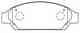 Колодки тормозные дисковые ASVA AKD-1260 - изображение