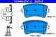 Изображение товара "Колодки тормозные дисковые для AUDI A4(8K2,8K5,8KH,B8), A5(8F7,8T3,8TA), Q5(8R) ATE 13.0460-2747.2 / 602747"