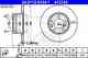 Тормозной диск ATE 412124 / 24.0112-0124.1 - изображение