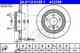 Тормозной диск ATE 412189 / 24.0112-0189.1 - изображение