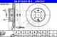 Тормозной диск ATE 419116 / 24.0119-0116.1 - изображение