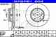Тормозной диск ATE 426148 / 24.0126-0148.1 - изображение