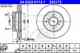 Тормозной диск ATE 522172 / 24.0322-0172.1 - изображение
