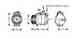 Изображение товара "Компрессор кондиционера для MERCEDES C(C204,S204,W204), E(A207,C207,S212,W212), SLK(R172) AVA QUALITY COOLING MSAK568"