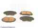Колодки тормозные дисковые передний для TOYOTA AURIS, MARK X ZiO, PRIUS PLUS, RAV 4 BLUE PRINT ADT342162 - изображение