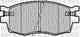 Колодки тормозные дисковые | перед | BORG & BECK BBP1923 - изображение