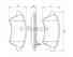 Колодки тормозные дисковые для FIAT SEDICI(FY#) / SUZUKI SX4(EY,GY) BOSCH 0 986 494 129 - изображение